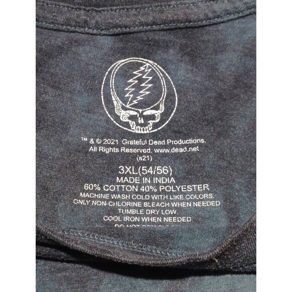 Grateful Dead Men T-shirt 3XL Dancing Bears Concert Band Rock Retro Folk Jazz - Picture 2 of 4